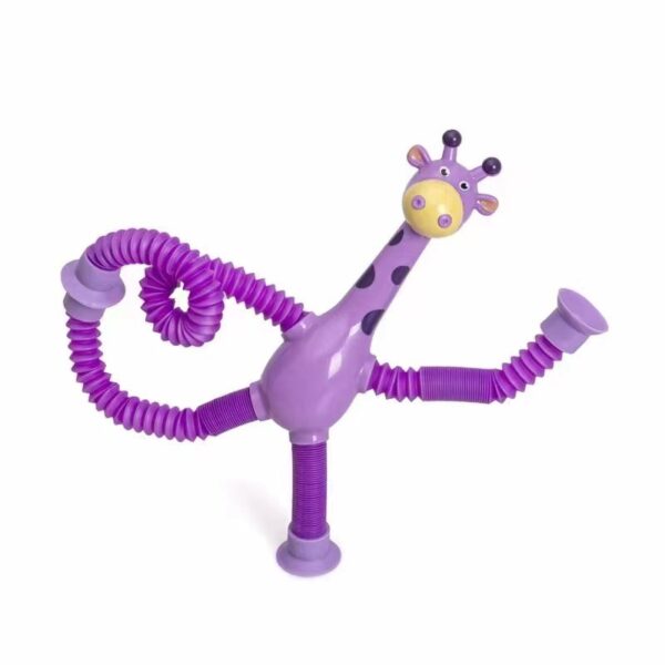 Giraffe Tubes Sensory Toys Novelty Spring Fidget Toy Stretch Tube Stress Relief Toy For Kid Birthday Gift Party Favors - Image 8