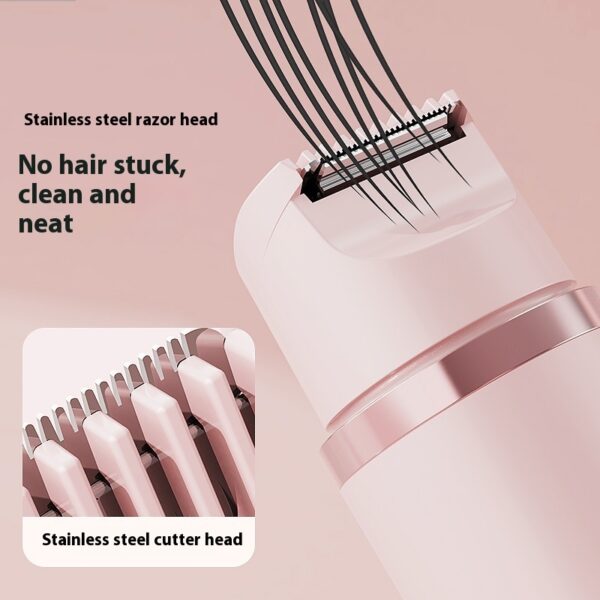 Dual-Head Electric Shaver Painless Women's Epilator Bikini Hair Removal Device Automatic Hair Trimmer Underarm Facial Lips Leg - Image 3