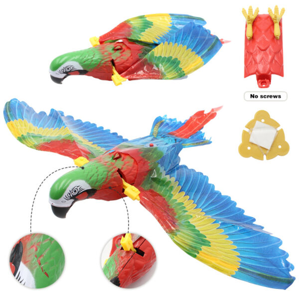 Simulation Bird Cat Interactive Pet Toys Hanging Eagle Flying Teasering Play Kitten Dog Toys Animals Cat Accessories Supplies - Image 9