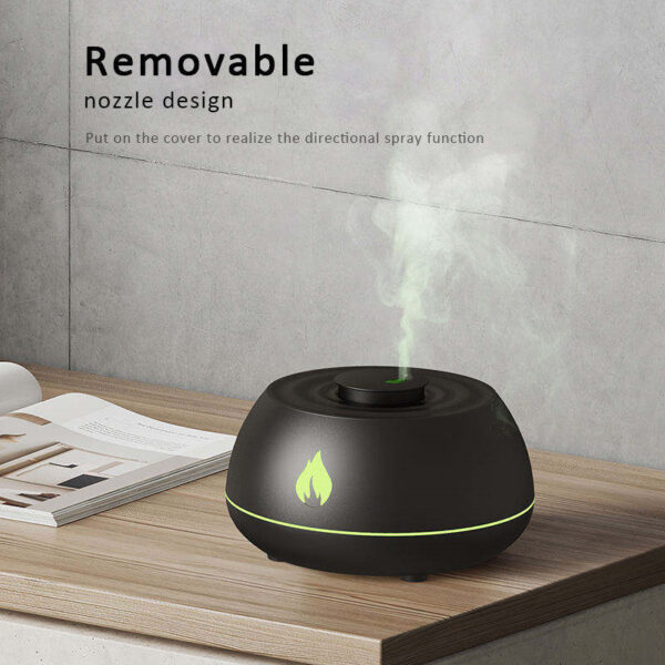 Flame Humidifier Aromatherapy Diffuser 7 Colors Light Home Air Humidifier 130ML USB Room Fragrance Essential Oil Diffuser - Image 7