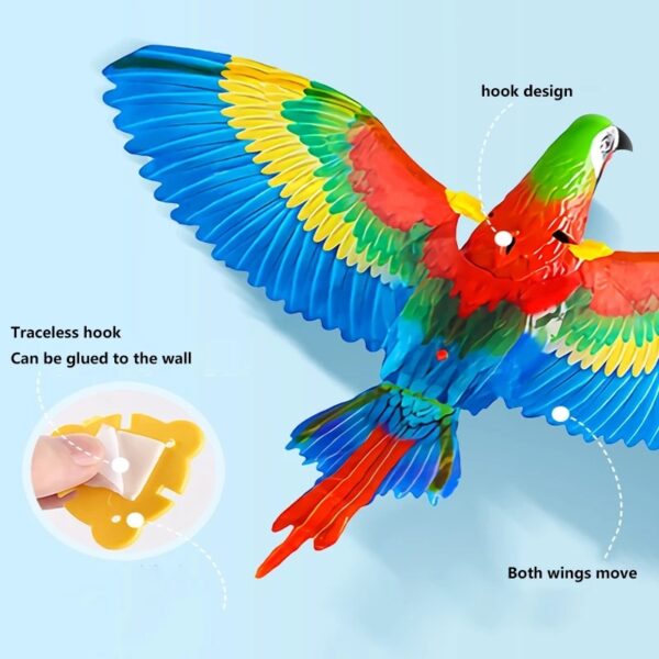 Simulation Bird Cat Interactive Pet Toys Hanging Eagle Flying Teasering Play Kitten Dog Toys Animals Cat Accessories Supplies - Image 4