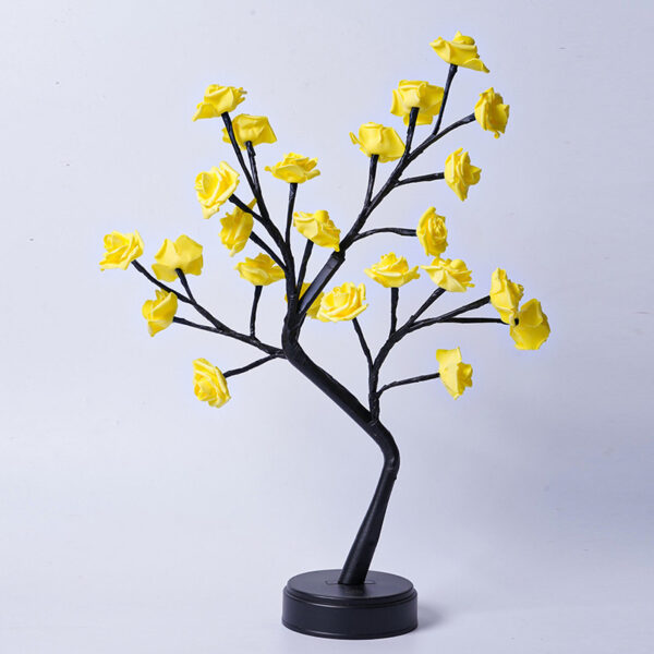 Table Lamp Flower Tree Rose Lamps Fairy Desk Night Lights USB Operated Gifts For Wedding Valentine Christmas Decoration - Image 6