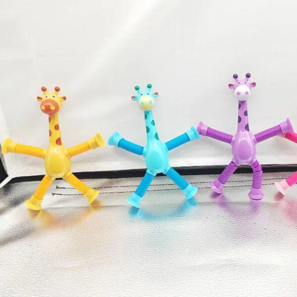 Giraffe Tubes Sensory Toys Novelty Spring Fidget Toy Stretch Tube Stress Relief Toy For Kid Birthday Gift Party Favors - Image 2