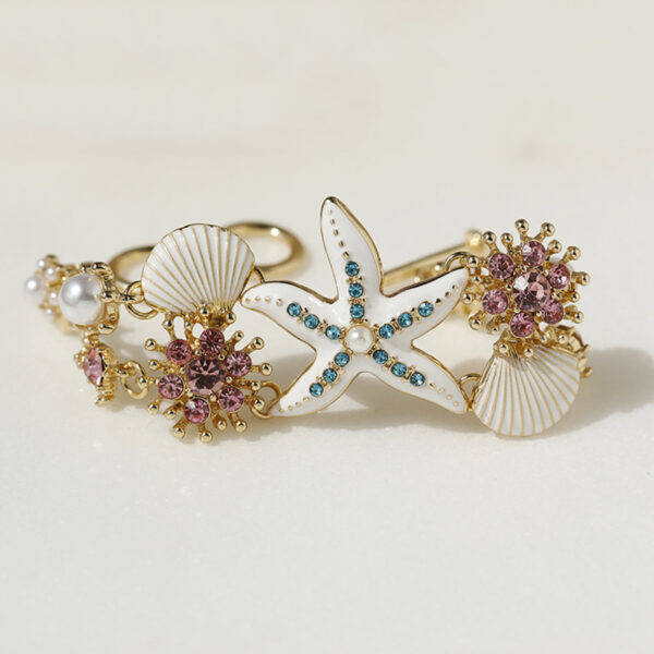 Beach Ocean Starfish Shanhu Bracelet Rhinestone Bracelet For Girls - Image 7